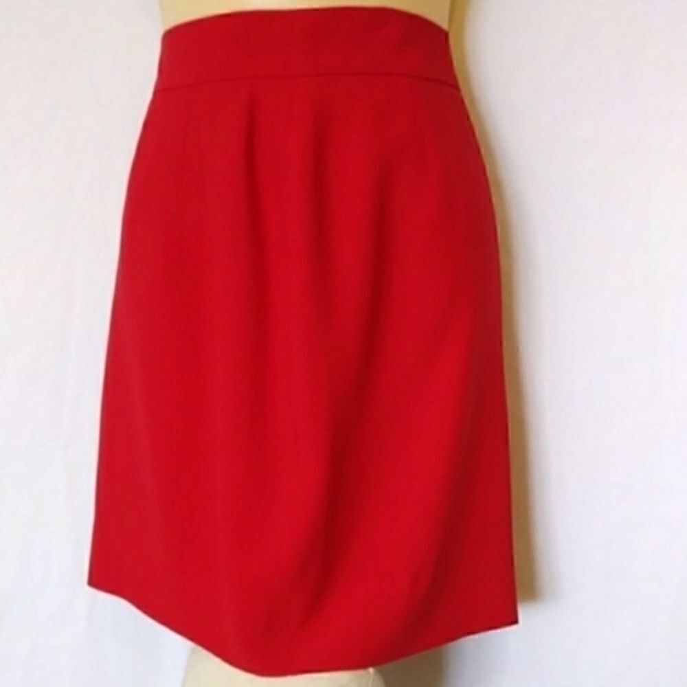 MOSCHINO COUTURE SKIRT LIPSTICK RED MINI SKIRT EXCELLENT NWOT SZ 6P - Picture 3 of 5